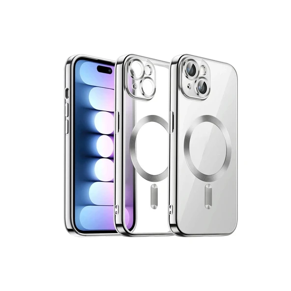 Apple İphone 13 Kılıf Kross Magneticsafe Kapak - Titan Gri ürün görseli 1