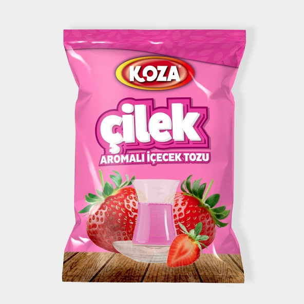 Koza Çilek Aro. İçecek Tozu (250 gr) ürün görseli 1