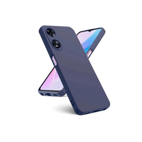 Oppo A38 Kılıf First Silikon - Lacivert ürün görseli 1