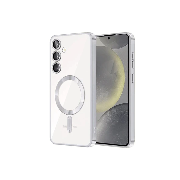 Samsung Galaxy S23 Kılıf Kross Magneticsafe Kapak - Titan Gri ürün görseli 1