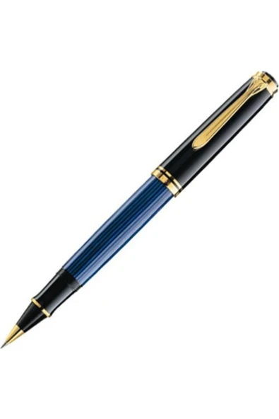 Pelikan Souveran Roller Kalem Mavi Siyah R600 ürün görseli 1