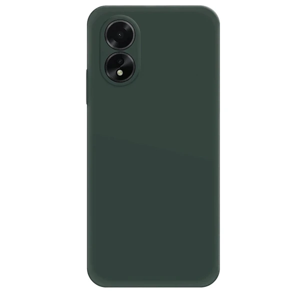 Oppo A38 Kılıf First Silikon - Koyu Yeşil ürün görseli 1