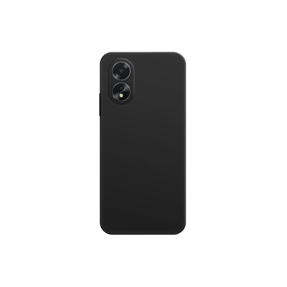 Oppo A38 Kılıf First Silikon - Siyah ürün görseli 1