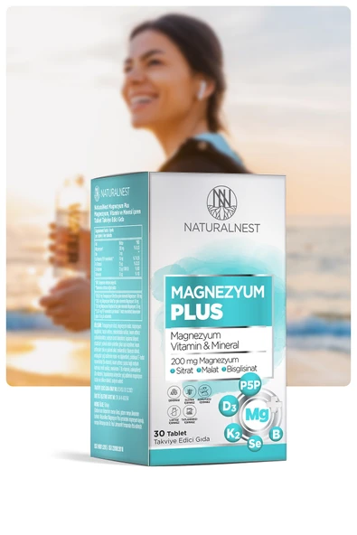Naturalnest Magnezyum 200 Mg 30 Tablet - Resim 4