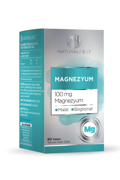 Naturalnest Magnezyum 60 Tablet ürün görseli 1