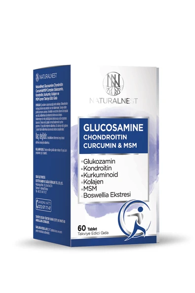 Naturalnest Glucosamine Chondroitin Curcumin & Msm Tablet ürün görseli 1