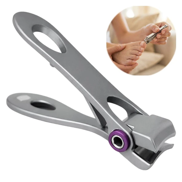 Sunup SN-29302 Profesyonel Geniş Ağızlı Ayak Tırnak Makası 85Mm Paslanmaz Çelik Mat Gri ürün görseli 1