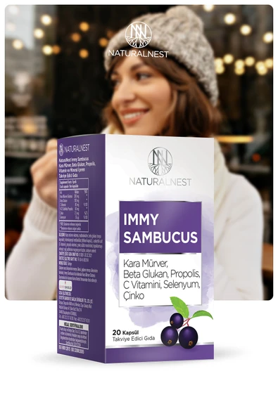 Naturalnest STD Immy Sambucus 20 Kapsül ( TEKLİDİR ) - Resim 4