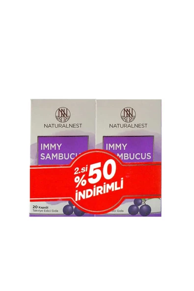 Naturalnest Immy Sambucus 2x20 Kapsül ürün görseli 1