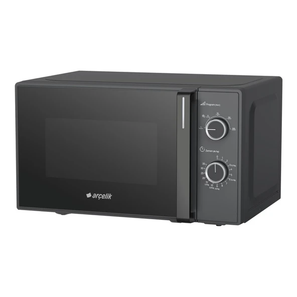 Md 201 S 20 lt Kapasite Solo Mikrodalga Fırın 700 W Güç Siyah Renkli Mekanik Kontrol ürün görseli 1