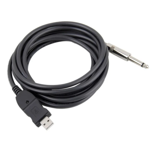 4844 6.3Mmu Jack To Çevirici Usb Gitar Guitar Adaptör Kablosu ürün görseli 1