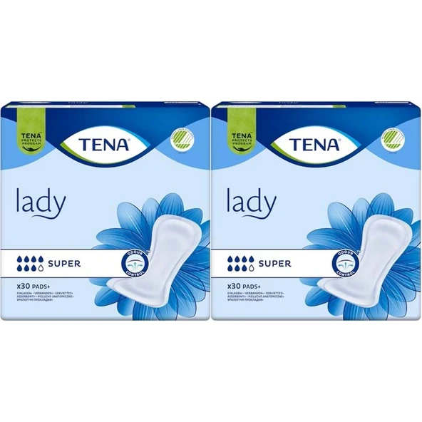 Tena Lady Süper Kadın Mesane Pedi 60 Adet ürün görseli 1