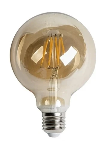 CATA 6W E27 AMBER RUSTİK LED GLOP AMPUL CT4286 ürün görseli 1