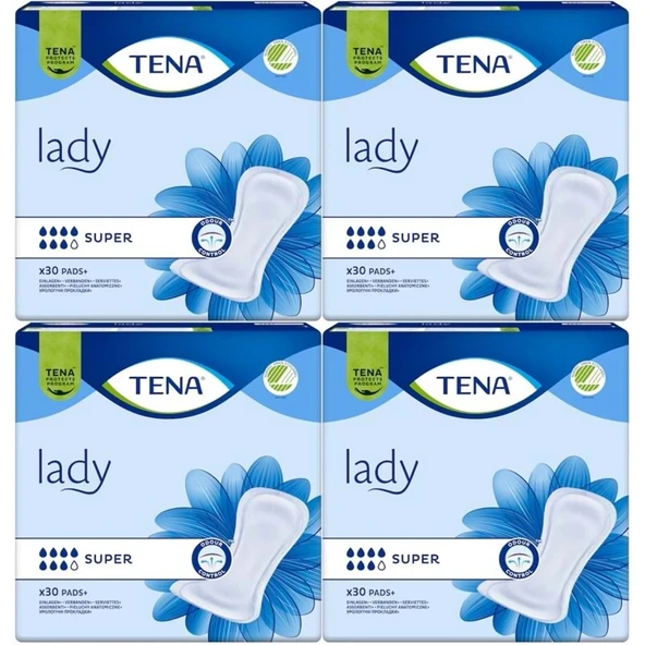 Tena Lady Süper Kadın Mesane Pedi 120 Adet ürün görseli 1