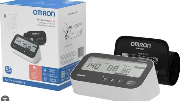 Omron M4 Connect A Fib Hem-7196T1-Fle Tansiyon Aleti ürün görseli 1
