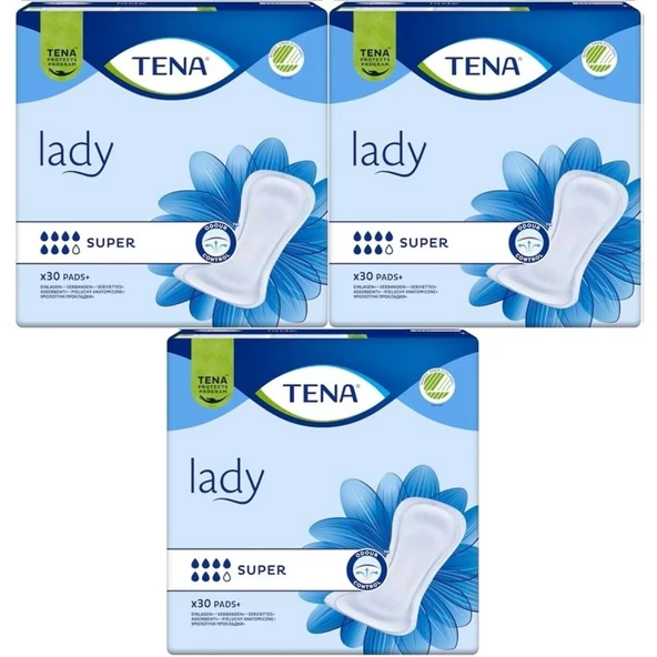 Tena Lady Süper Kadın Mesane Pedi 90 Adet ürün görseli 1