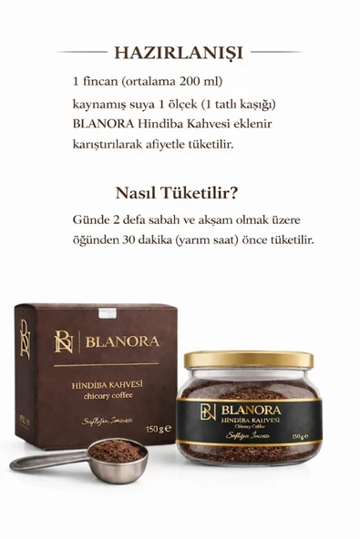 Hindiba Kahvesi (60 KULLANIM) - 1 Aylık Net 150gr ürün görseli 1