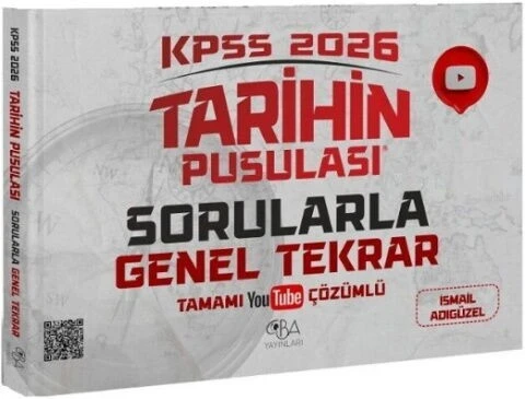 2026 KPSS Tarihin Pusulası Sorularla Genel Tekrar Çözümlü CBA Yayınları ürün görseli 1