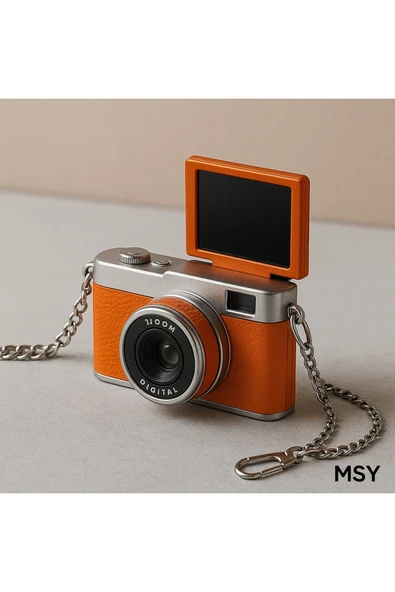 Dimute Shop Mini Dijital Kamera– Vintage Tasarım Açılır Ekran 1080P 48MP Fotoğraf  Video-Başparmak ürün görseli 1
