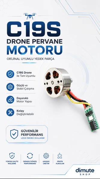 Dimute Shop C19S DRONE PERVANE MOTORU ürün görseli 1