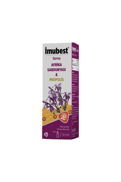 İmubest Afrika Sardunyası Propolis Sprey Alkolsüz 30 ml ürün görseli 1