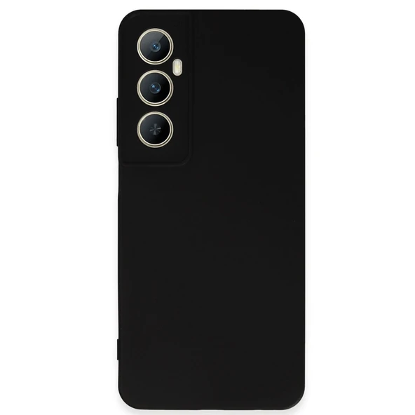 Realme C65 Kılıf First Silikon - Siyah ürün görseli 1