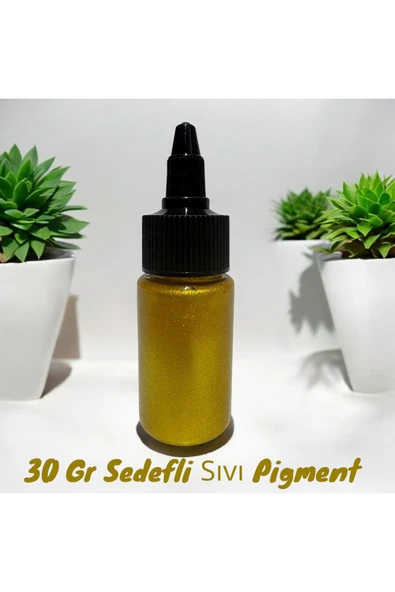 stonechem Epoksi Bazlı Gold-Varak Parlak Sıvı Sedefli Pigment 30 Gr Hobi,Sanat,Ahşap,Magnet ürün görseli 1