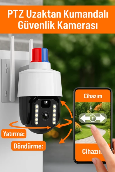 Dimute Shop 4K WiFi Güvenlik KamerasıAkıllı İzleme Çift Lens Gece Görüşü Suya Dayanıklı ürün görseli 1
