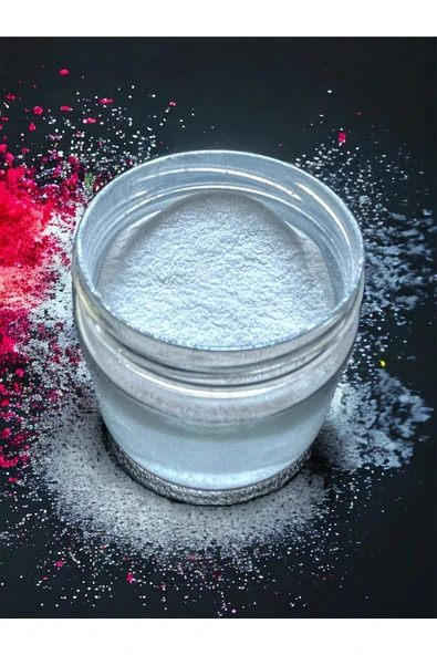 stonechem Epoksi Bazlı Sedefli Toz Pigment Beyaz 40 gr ürün görseli 1
