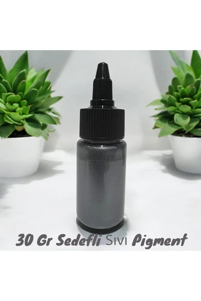 stonechem Epoksi Bazlı GRİ Parlak Sıvı Sedefli Pigment 30 Gr Hobi,Sanat,Ahşap,Magnet ürün görseli 1