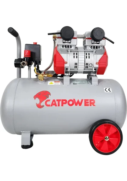 CATPOWER Eko Sessiz-Yağsız Kompresör 50 Lt CAT1154 ürün görseli 1