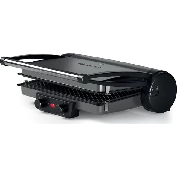 Bosch TCG4215 Metalik İnoks Gümüş Tost Makinesi 2000 W Çift Taraflı Döküm Plaka Özellikleriyle ürün görseli 1