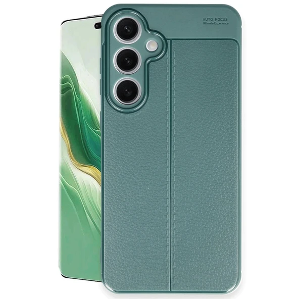Samsung Galaxy S24 Fe Kılıf Auto Focus Kapak - Koyu Yeşil ürün görseli 1