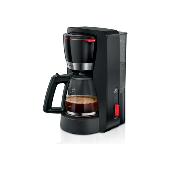 Bosch Filtre Kahve Makinesi TKA4M233 15 Fincan Kapasitesi Siyah Renkli Otomatik Kapanma Özelliği ürün görseli 1