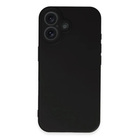 Apple İphone 16 Kılıf First Silikon - Siyah - Resim 3