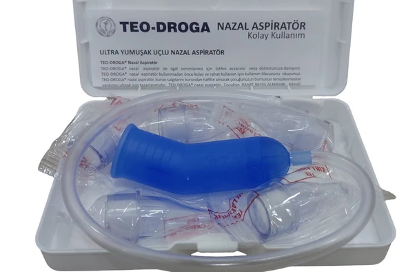 TEO-DROGA NAZAL ASPİRATÖR SETİ -ULTRA YUMUŞAK UÇLU ( 5 YEDEK UÇ ) ürün görseli 1