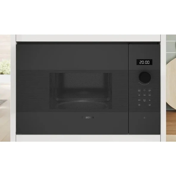 Bosch BFL524MH2 Mikrodalga Fırın Ankastre Siyah Inox ürün görseli 1