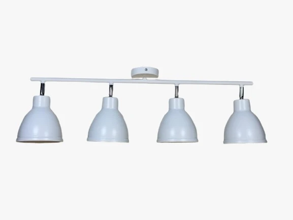 Rsylight Retro Beyaz Dekoratif Rustik 180 Derece Hareketli Modern Spor 4 Lü Avize ürün görseli 1