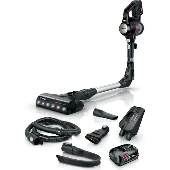 Bosch BBS712XTR Şarjlı Süpürge Unlimited 7, Siyah Toz Haznesi Var ve Güçlü Emiş