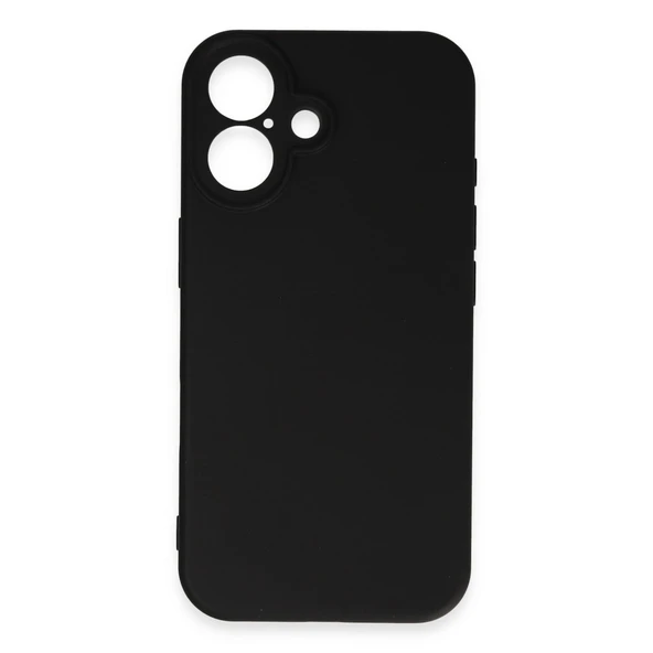 Apple İphone 16 Kılıf First Silikon - Siyah - Resim 2