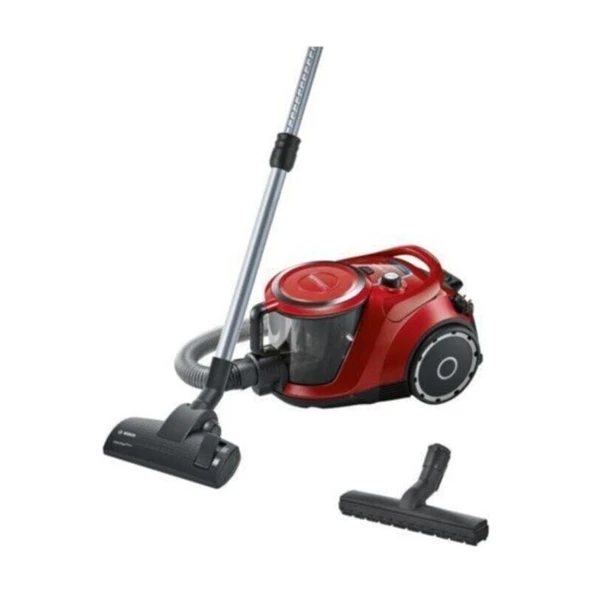Bosch BGC41Q69 Toz Torbasız Süpürge Prosilence Kırmızı 600W ürün görseli 1