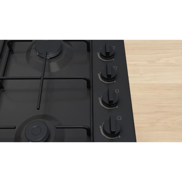 Bosch PBP6C6K80O Siyah Gazlı Ocak - Resim 2