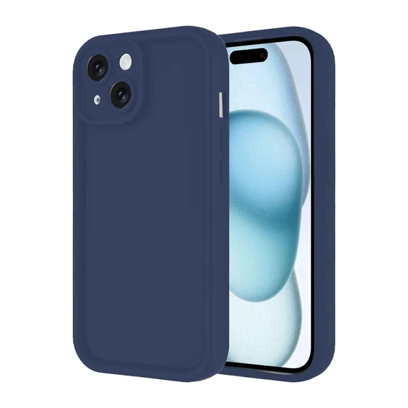 Apple İphone 14 Kılıf Viera Silikon - Lacivert ürün görseli 1