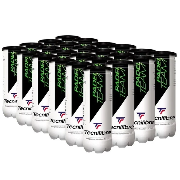 Tecnifibre Padel Team 3'lü Koli 24 Kutu Padel Topu ürün görseli 1