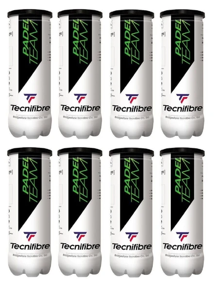 Tecnifibre Padel Team 3'lü 8 Kutu Padel Topu ürün görseli 1