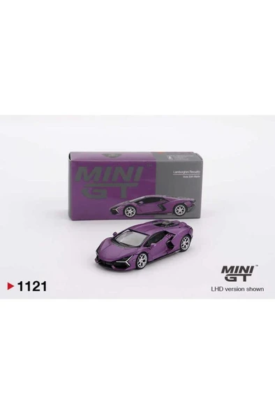 Mini Gt Lamborghini Revuelto Viola 30th Matte Mor 1/64 Model Araba ürün görseli 1