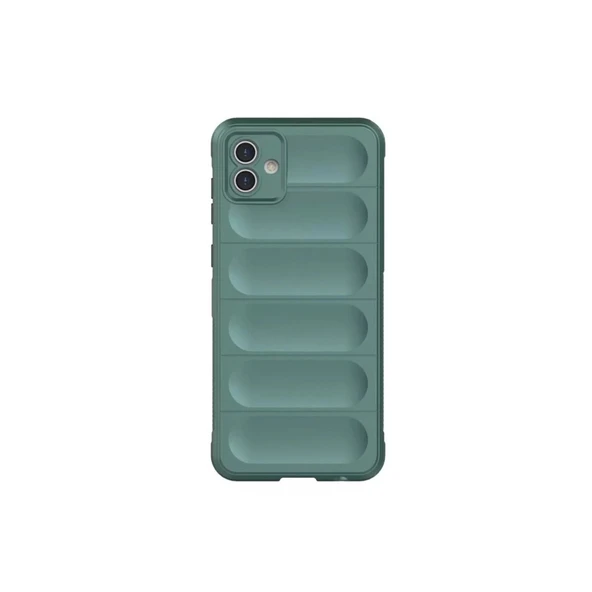 Samsung Galaxy A06 Kılıf Optimum Silikon - Koyu Yeşil ürün görseli 1