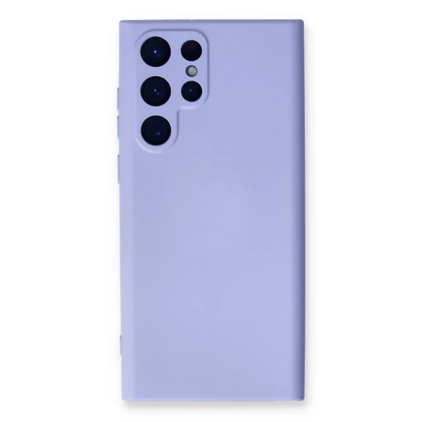 HERŞEYTREND Samsung Galaxy S24 Ultra Kılıf Nano İçi Kadife Silikon - Lila ürün görseli 1