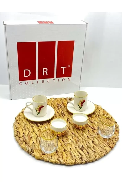 Collection Kahve Seti Lale Royaleks-DRT-6060-5 ürün görseli 1