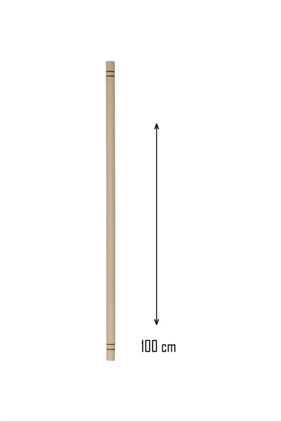 Ahşap 100 cm Hamur Açma Şekillendirme Oklavası Royaleks-56041 ürün görseli 1